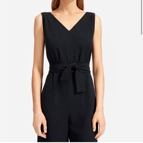 Everlane Japanese GoWeave Black Jumpsuit NWT